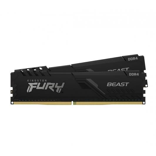������ ���'�� ��� ����'����� DDR4 16GB (2x8GB) 3200 MHz Black Kingston Fury (ex.HyperX) (KF432C16BBK2/16WP) - �������� 1